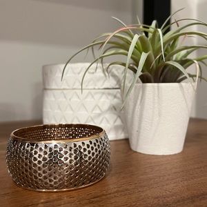 QVC Steel by Design TwoTone Stainless Steel Bangle Bracelet